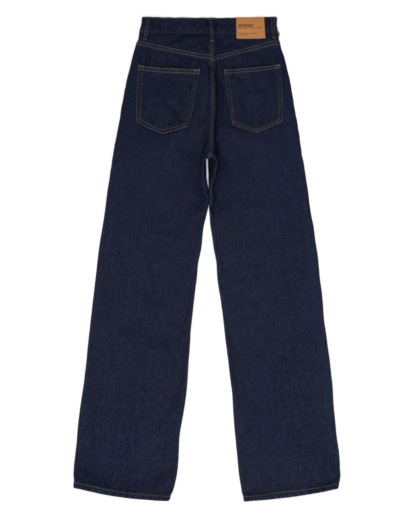 Echo High Straight Jeans - Bay Rinse Contrast