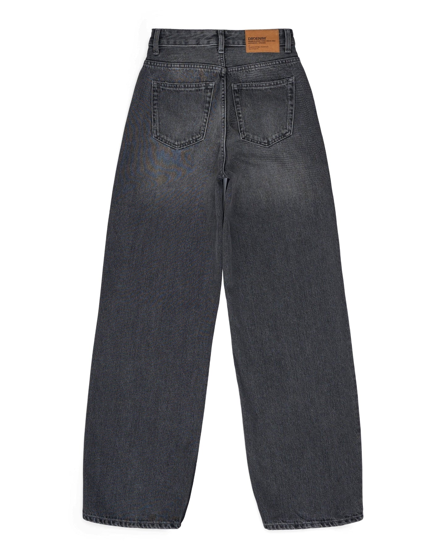 Donna High Relaxed Jeans - Mid Grey Used