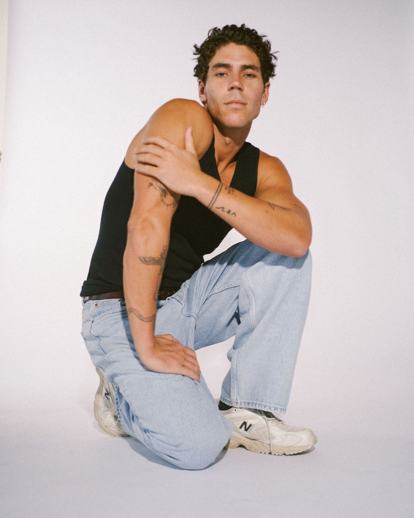 Kobe Baggy Jeans - Stream Light Retro