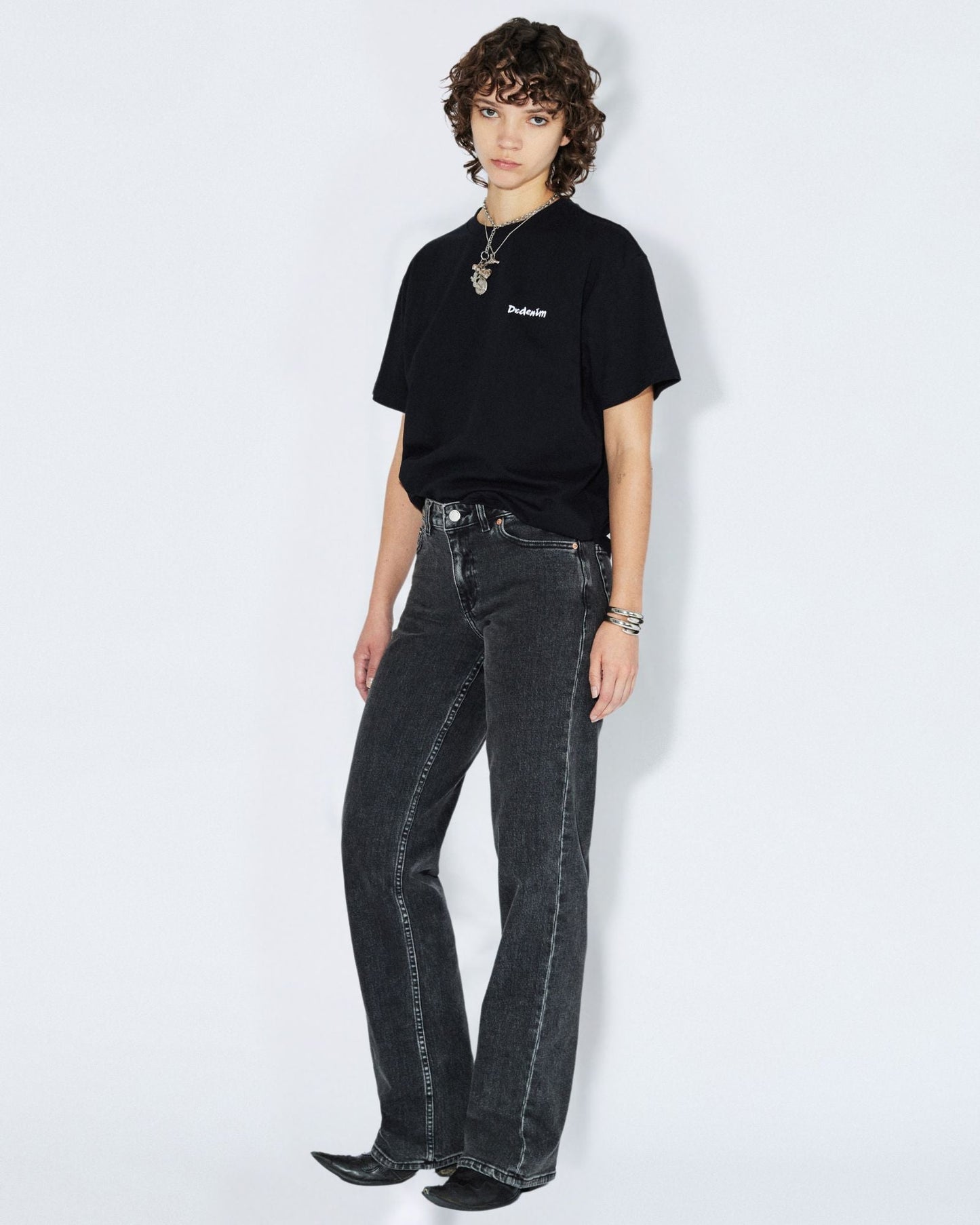 Bace Tee - Black Brush