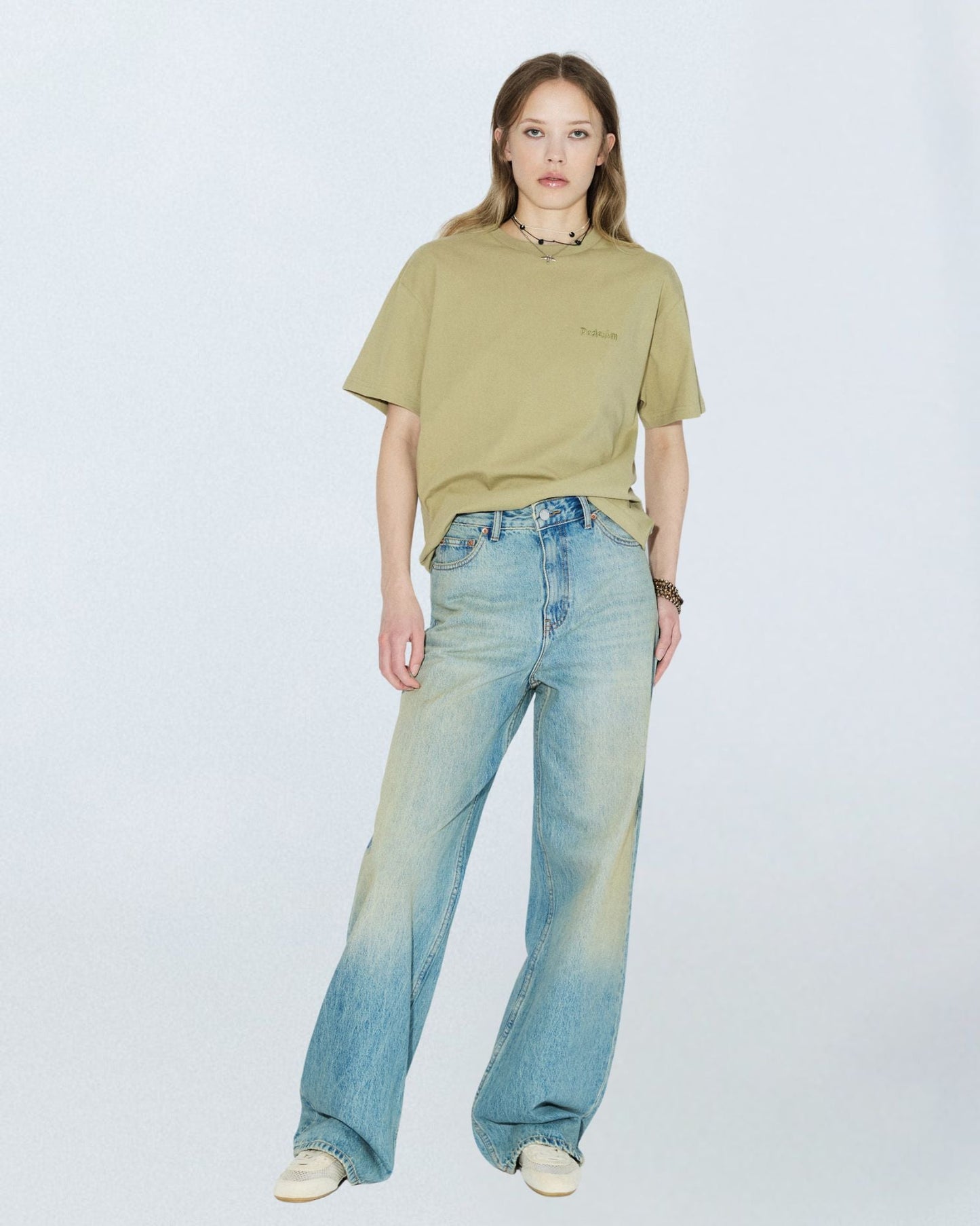 Bace Tee - Lt Green Brush