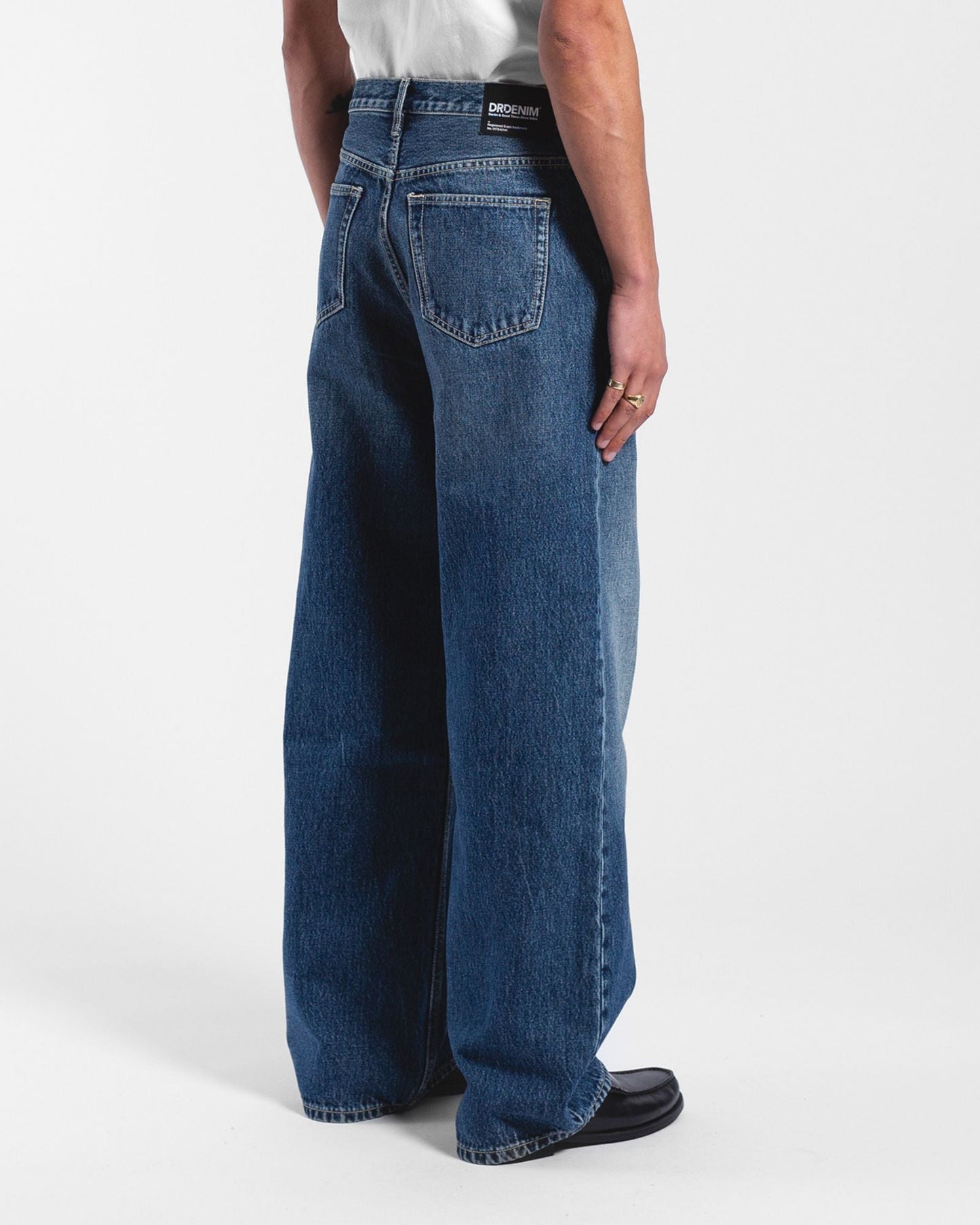 Cormac Baggy Jeans - Black Rinse Contrast