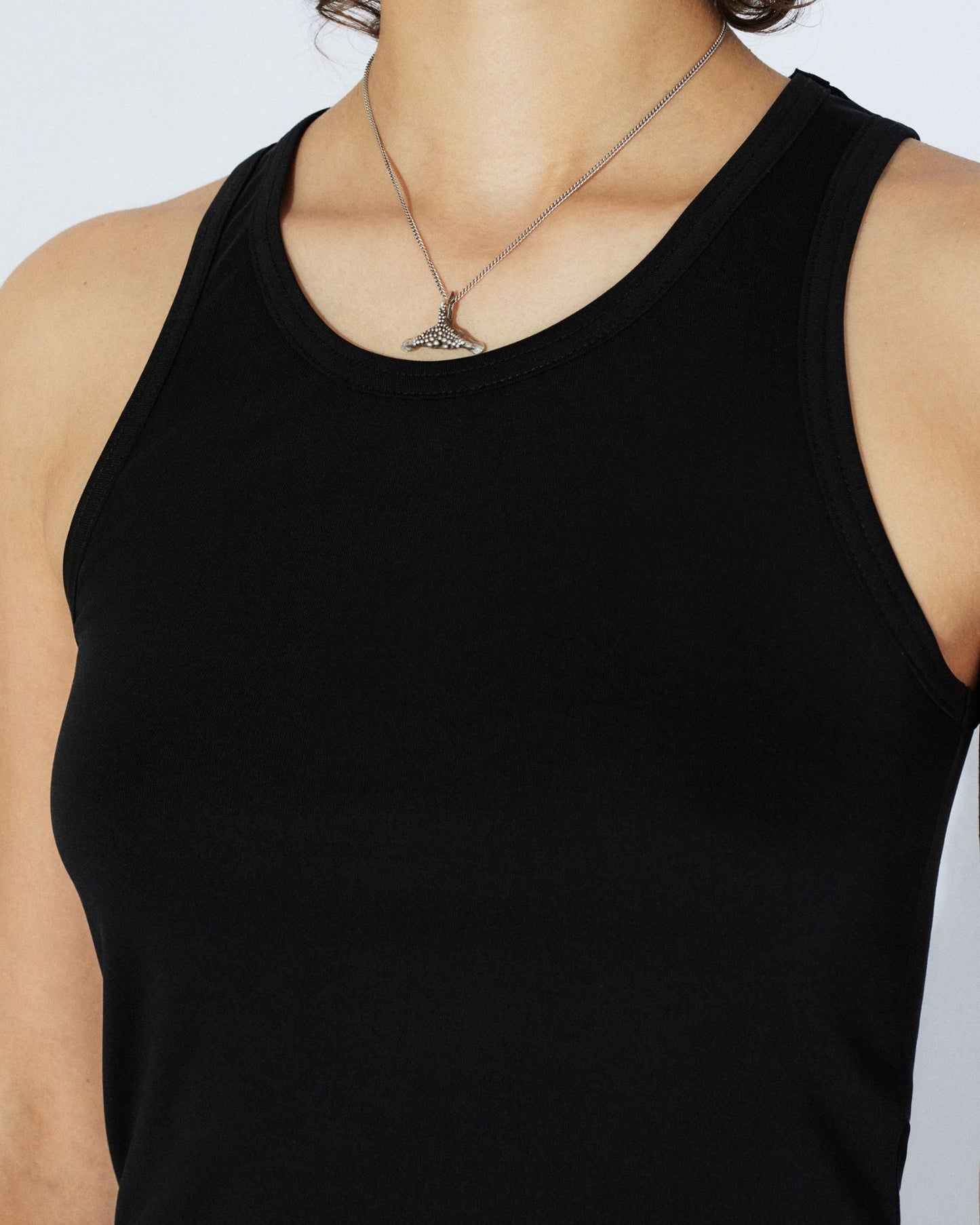 Mella Top - Black Mono