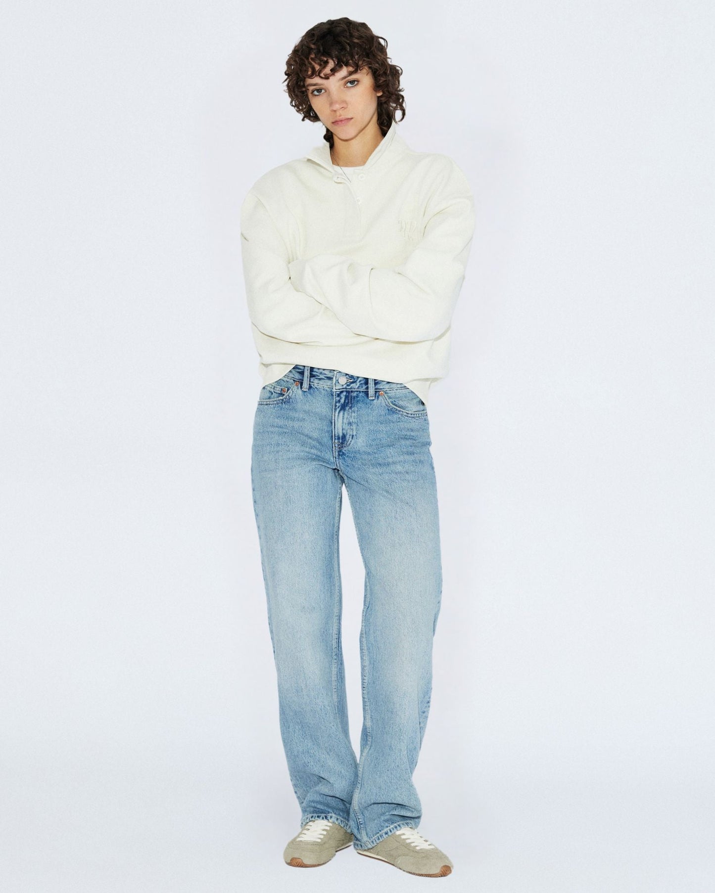 Nika Mid Straight Jeans - Drift Light Used