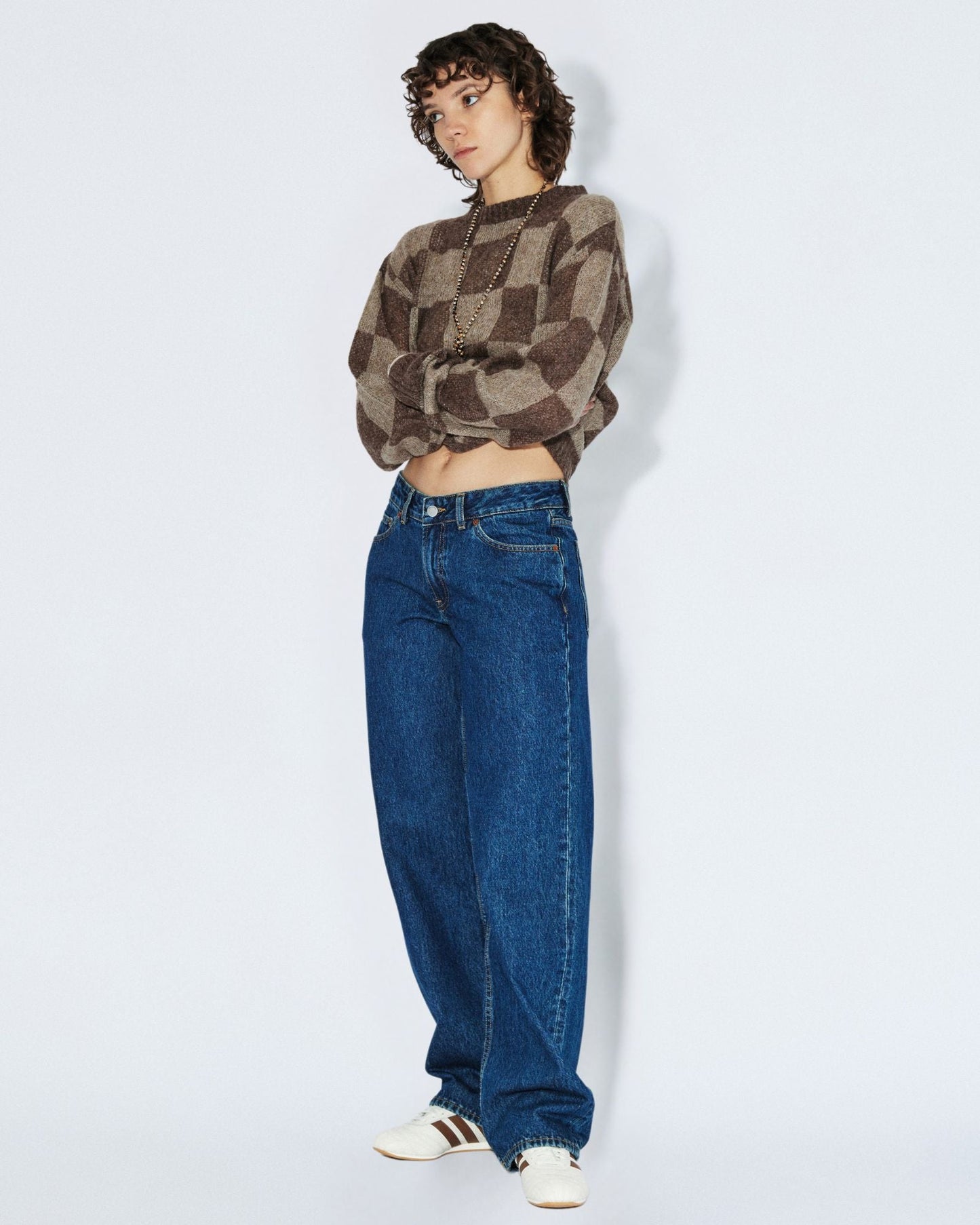 Nika Mid Straight Jeans - Stream Dark Retro Vintage