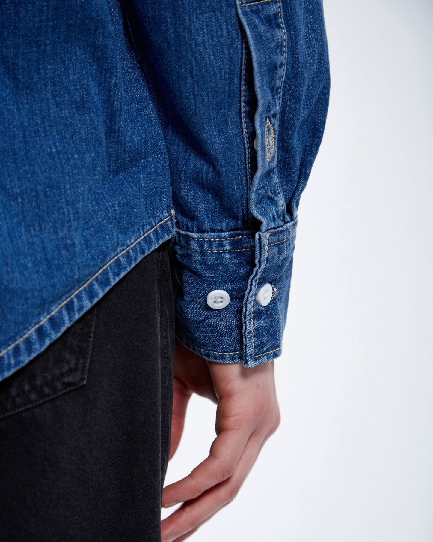 Ray Denim Shirt - Mid Retro