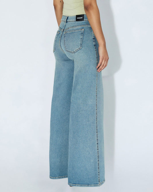 Zila Mid Wide Jeans - Cape Light Vintage