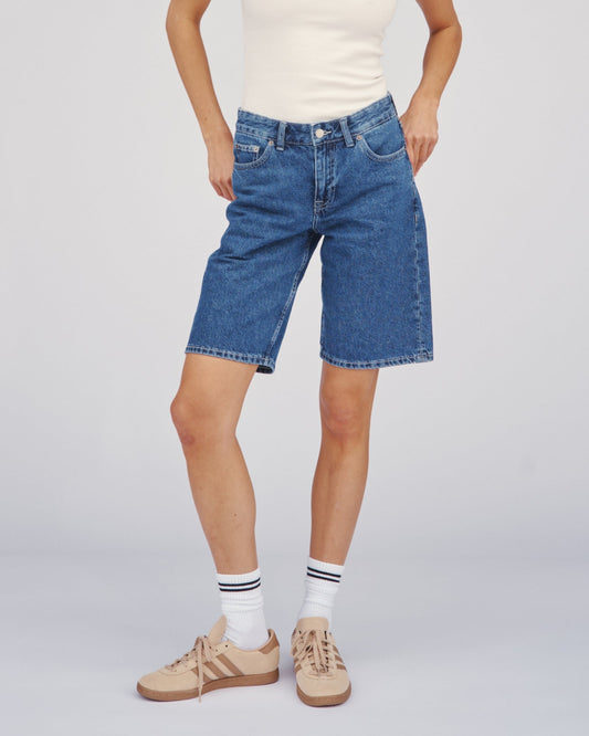 Lea Shorts - Pebble Mid Stone