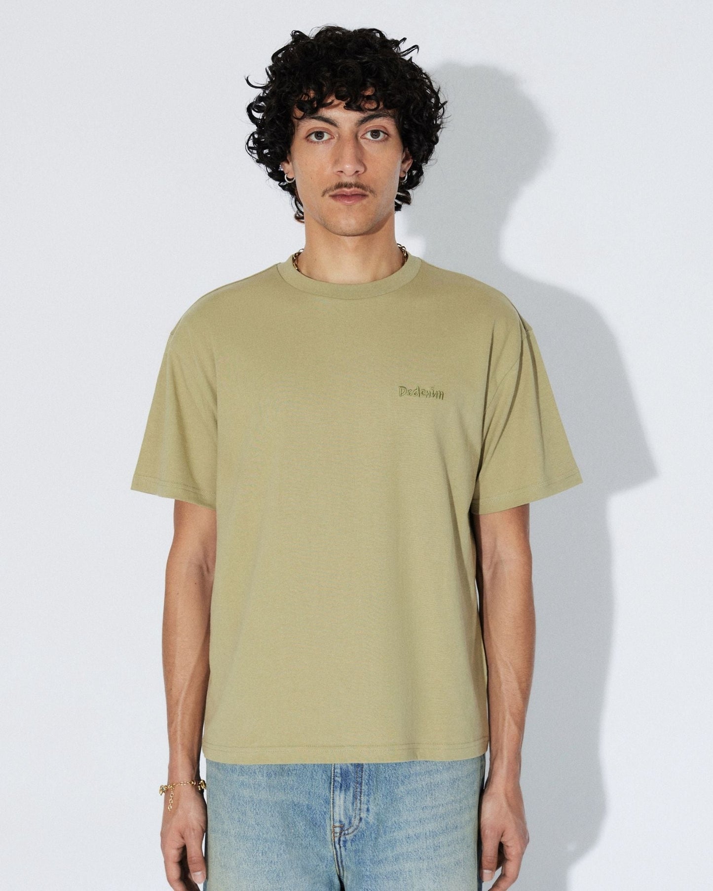 Bace Tee - Lt Green Brush
