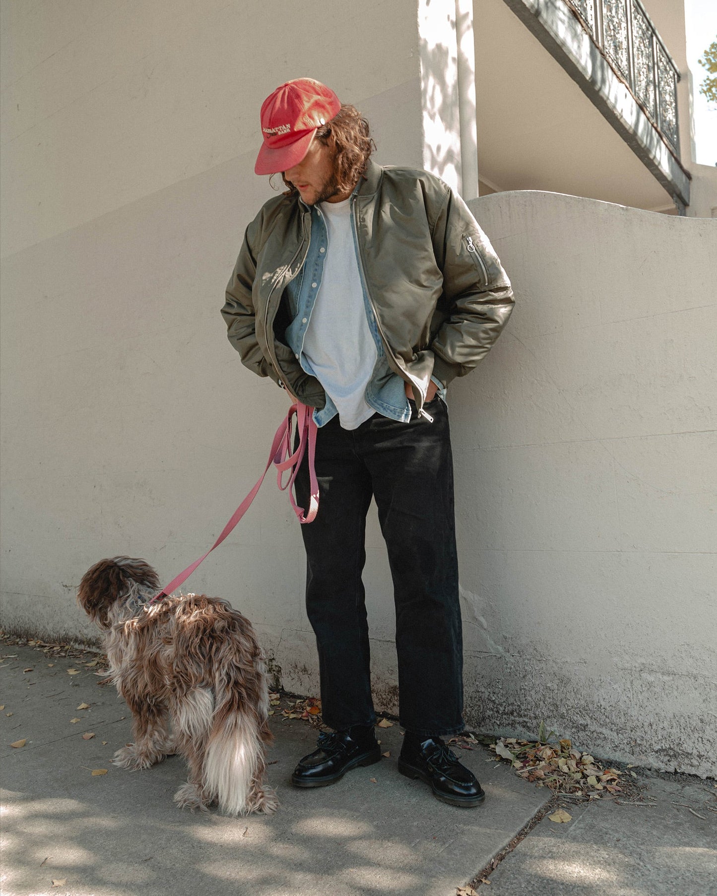 Omar Relaxed Jeans  - Worn Black