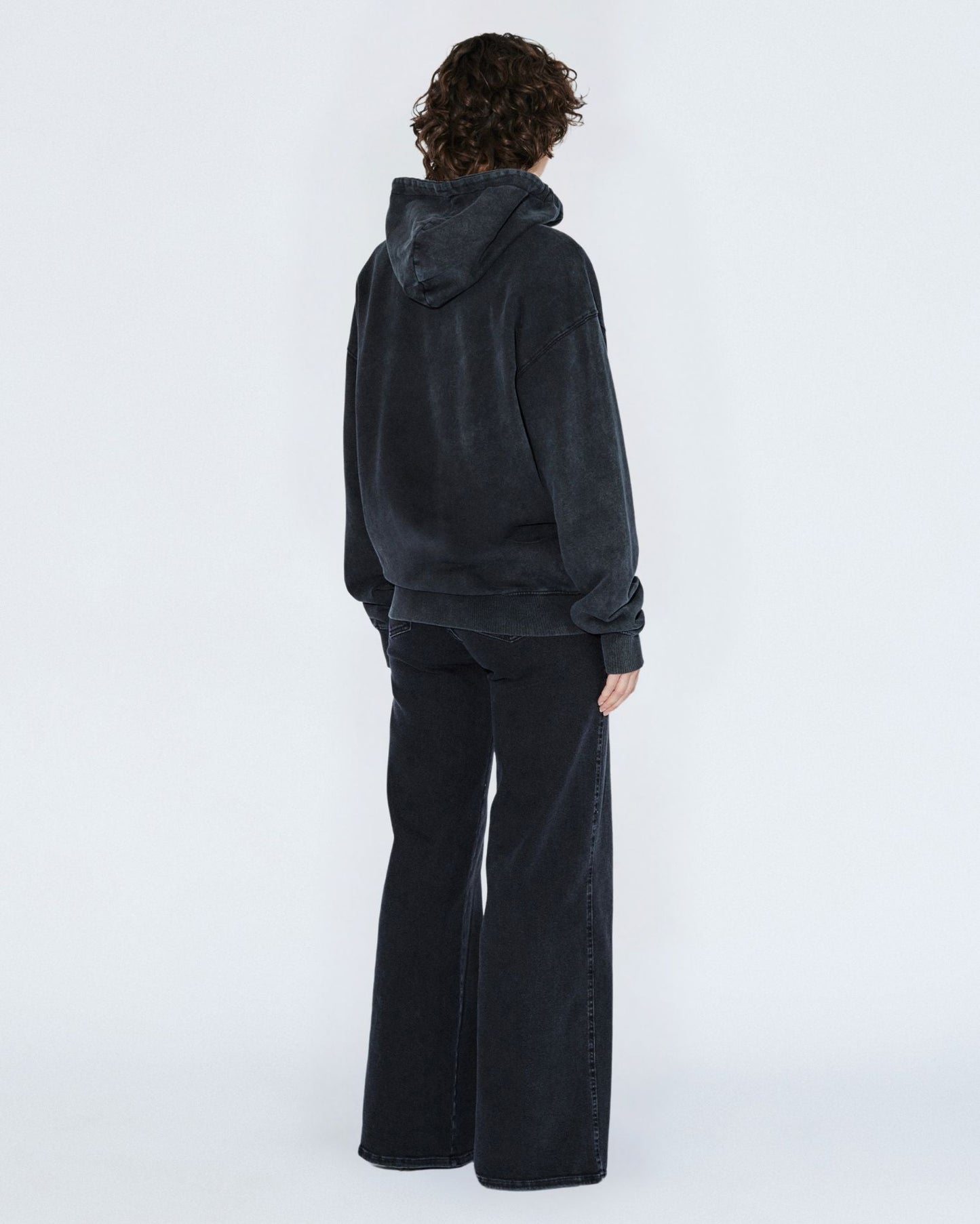 Aiden Hoodie - Washed Black Utopia