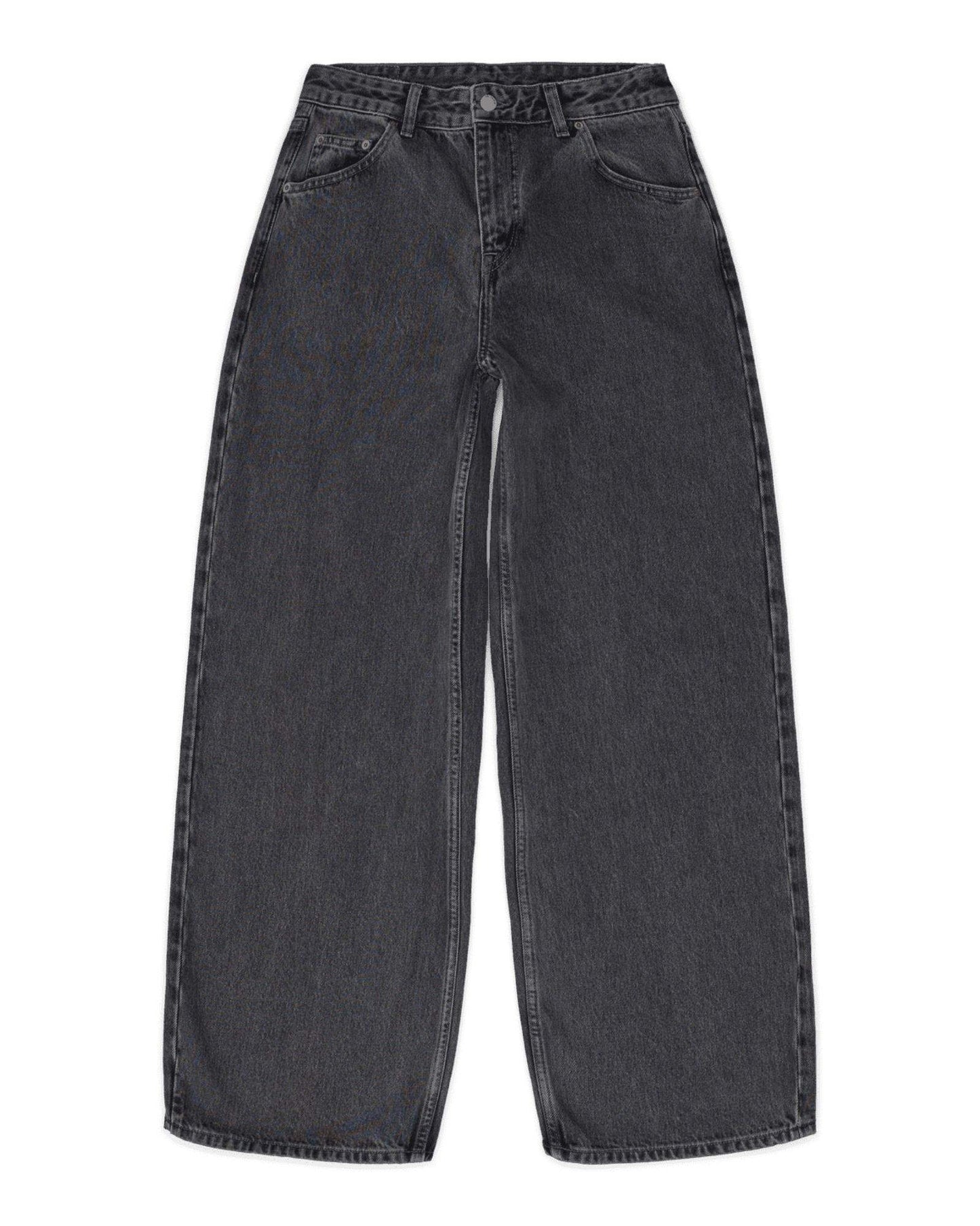 Ary Low Baggy Jeans - Mid Grey Retro