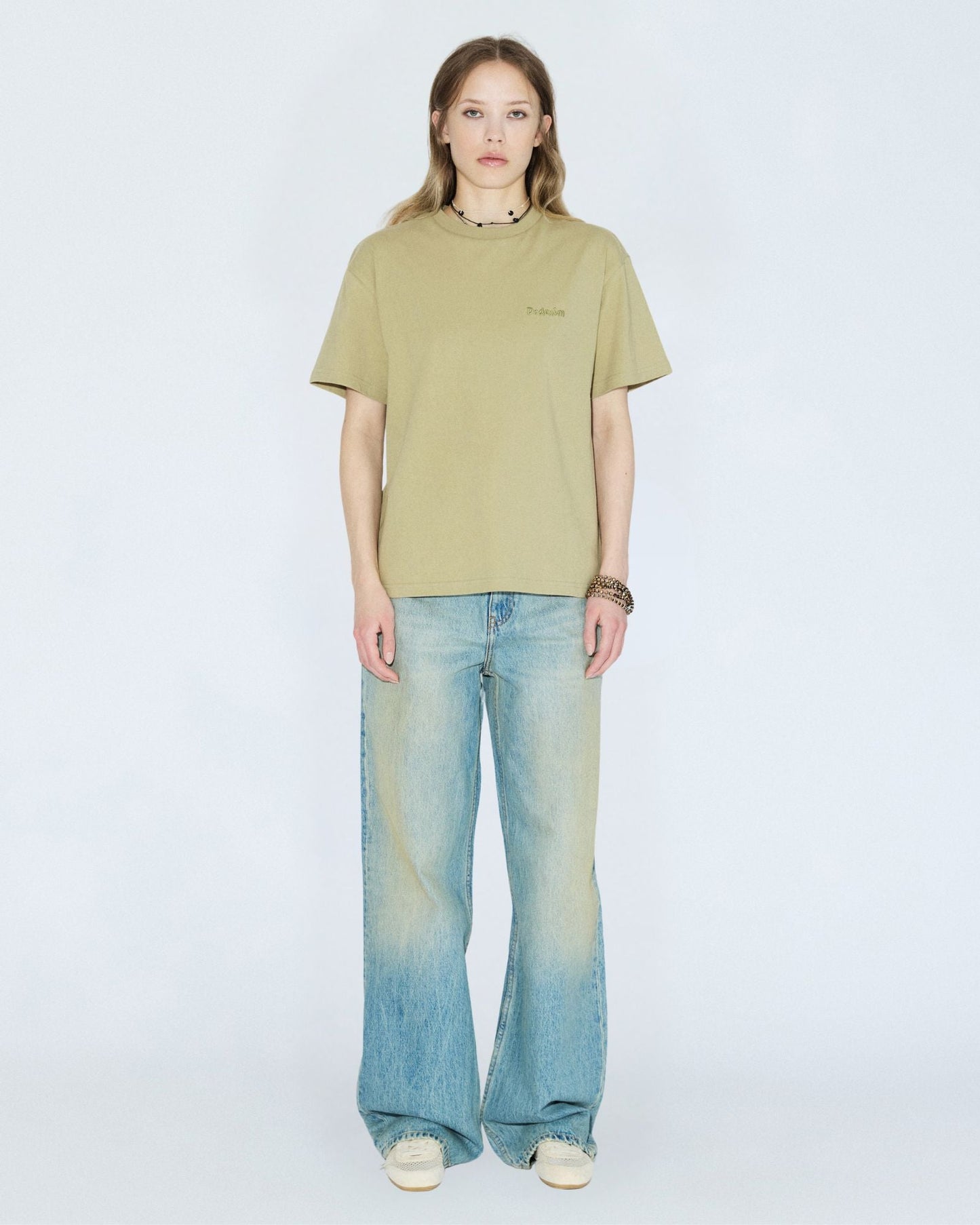 Bace Tee - Lt Green Brush