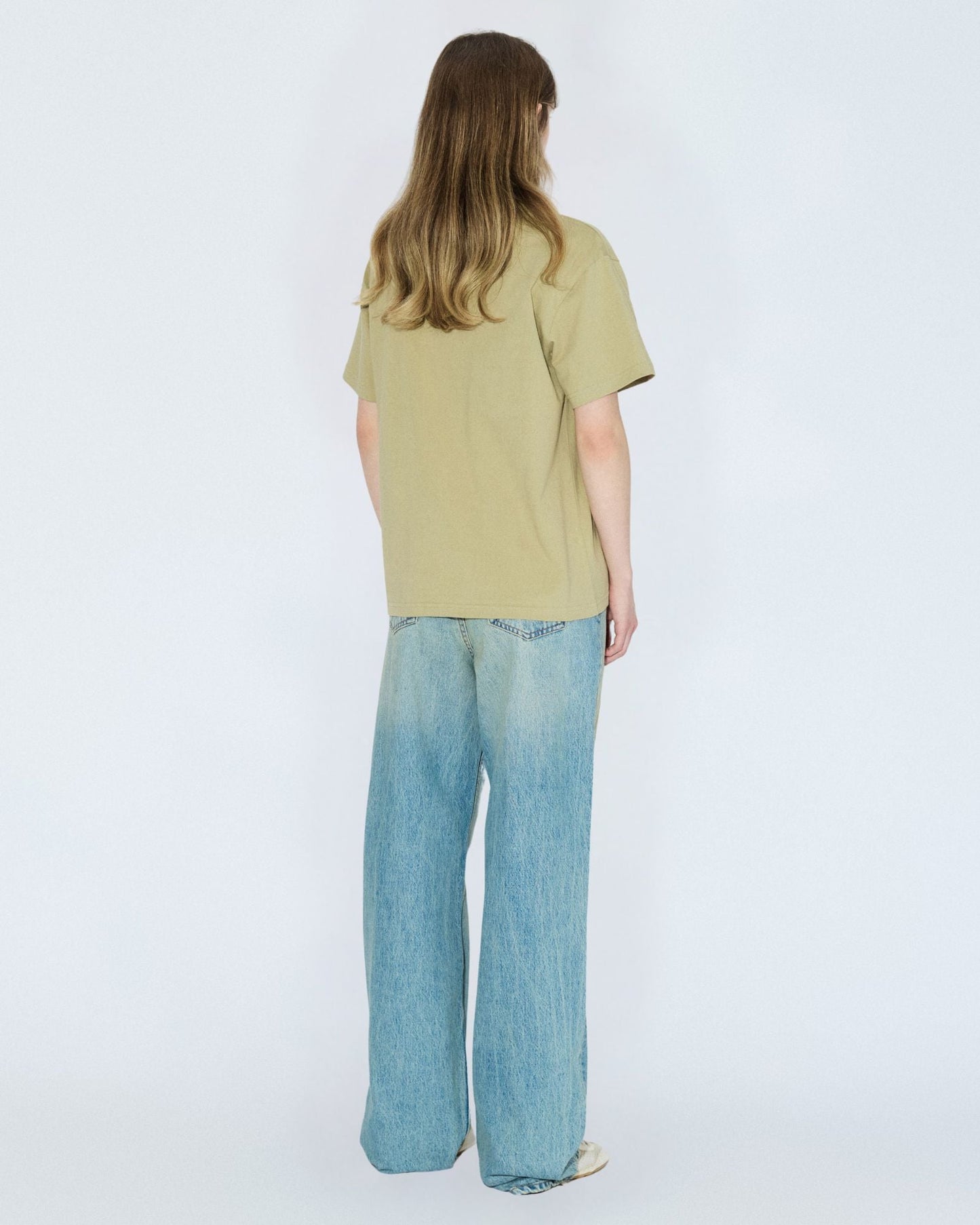 Bace Tee - Lt Green Brush