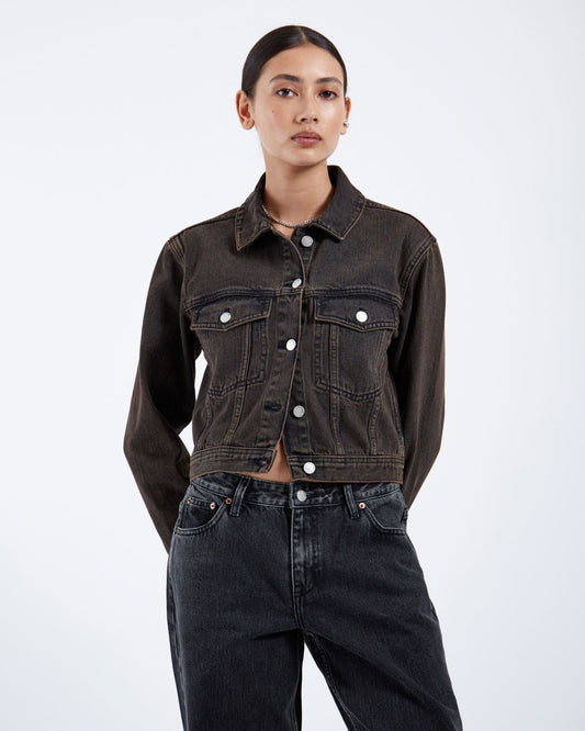 Becky Jacket - Jet Brown