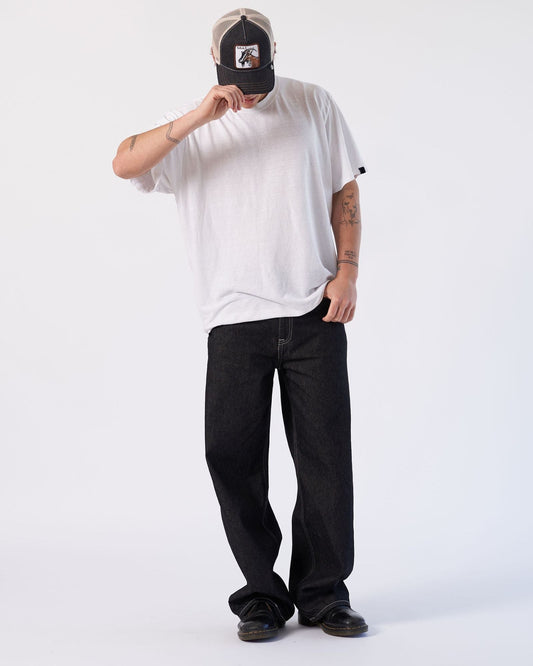 Cormac Baggy Jeans - Black Rinse Contrast