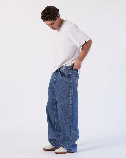 Cormac Baggy Jeans - Stream Sky Retro