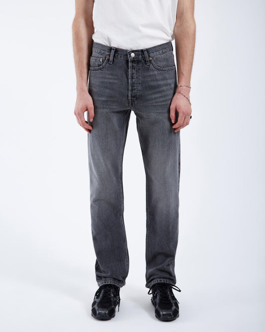 Dash Straight Jeans - Mid Grey Used