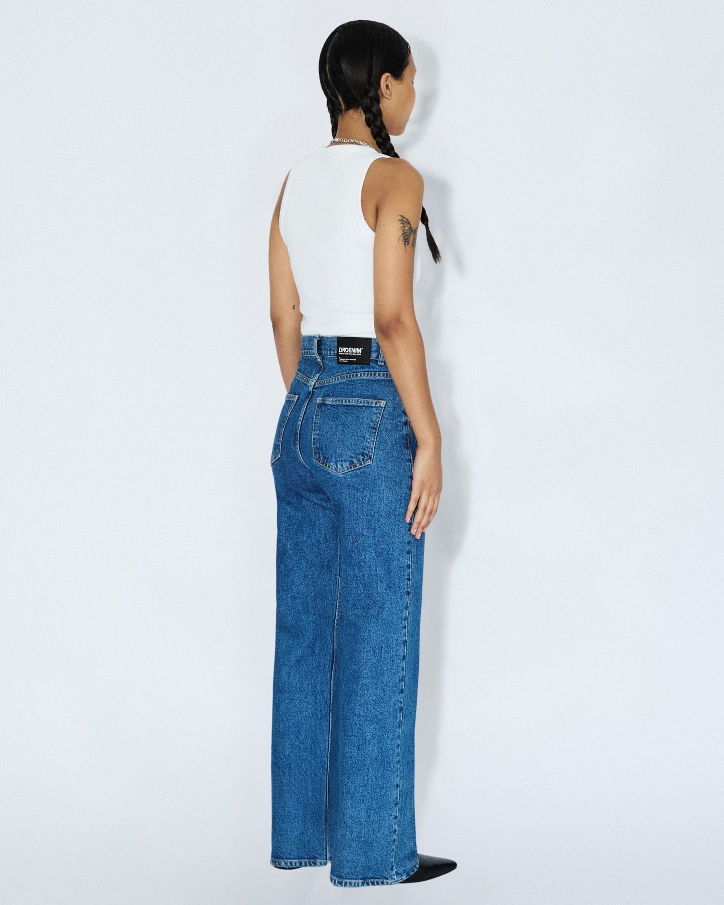 Echo High Straight Jeans TALL - Bay Mid Retro