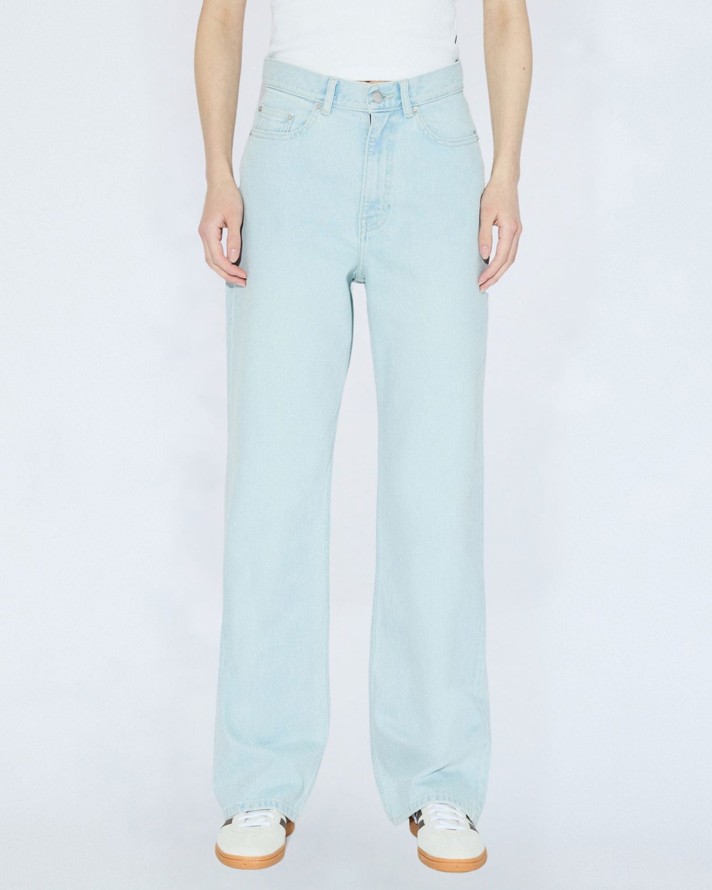 Echo High Straight Jeans - Bay Superlight Used