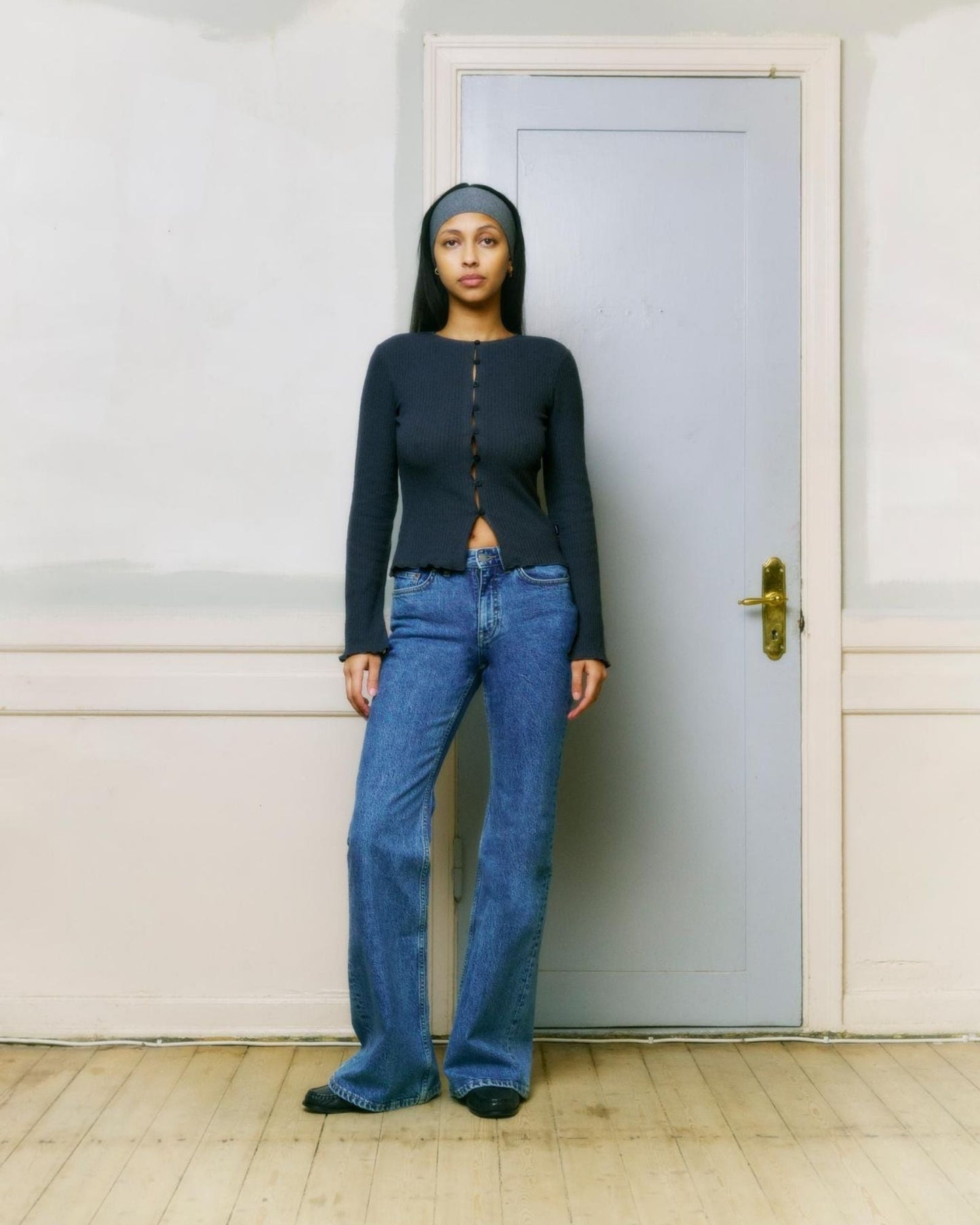 Elba Mid Bootcut Jeans - Bay Sky Retro
