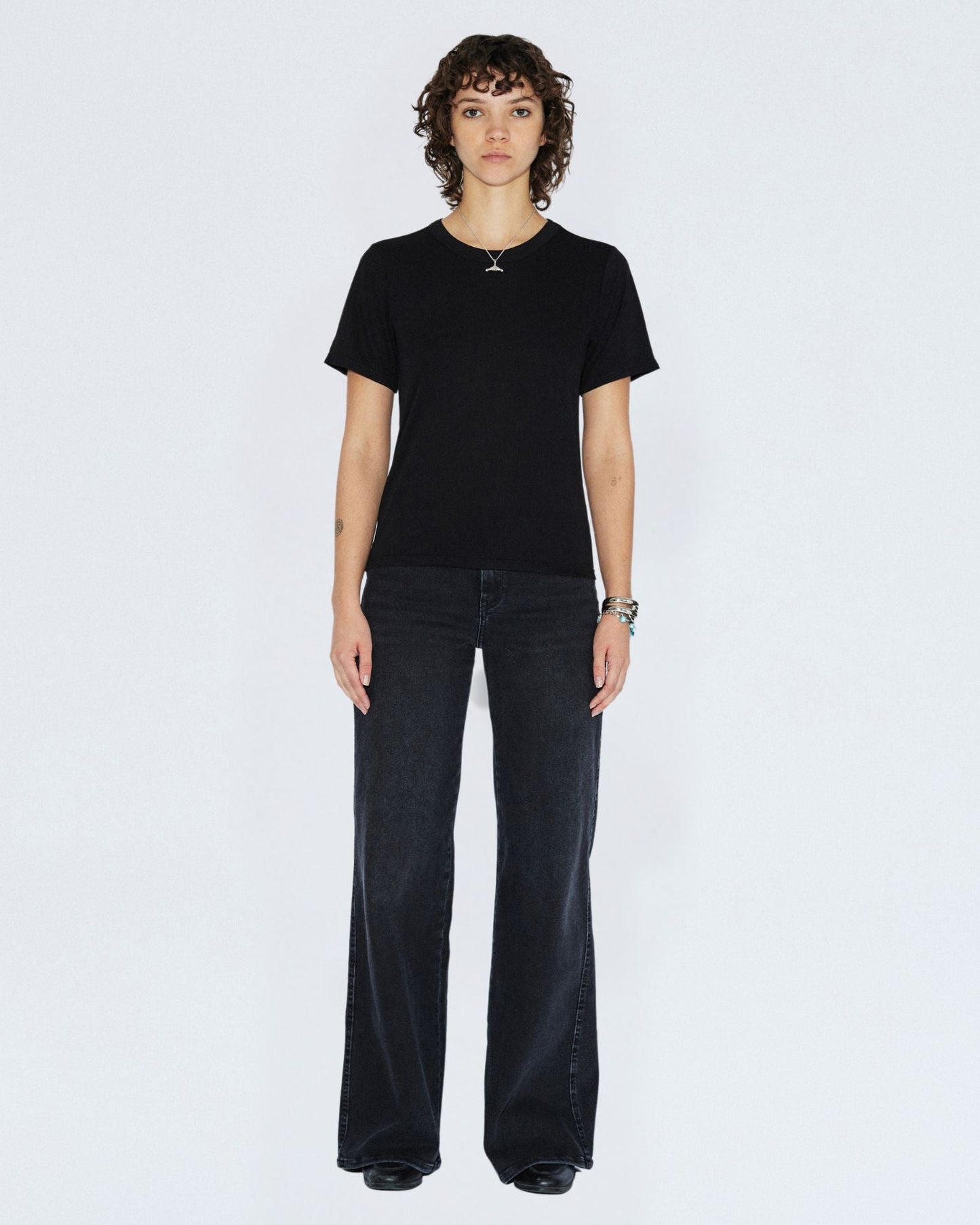 Lyra Top - Black Mono