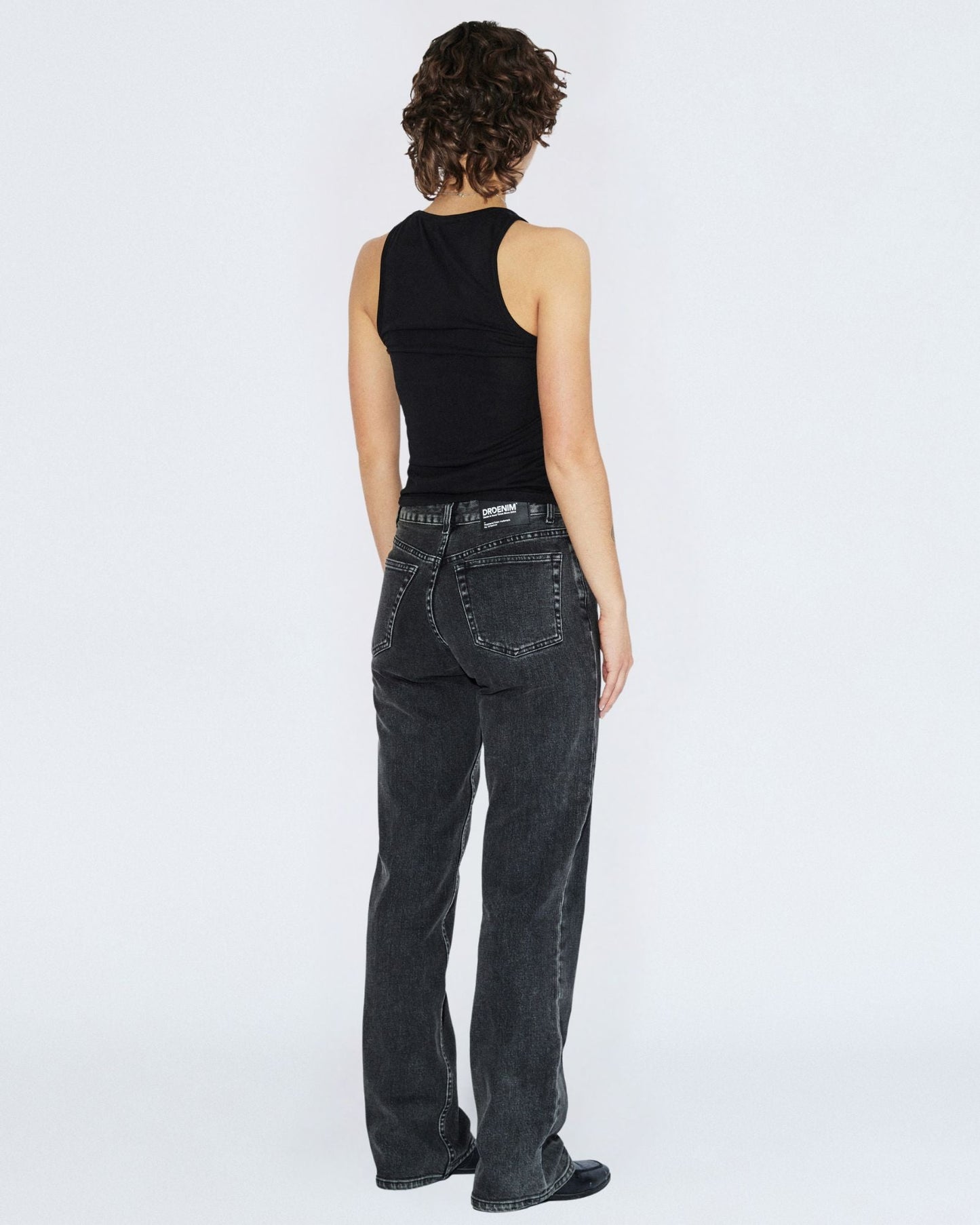 Mella Top - Black Mono