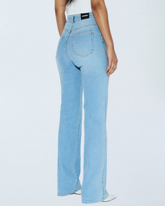 Moxy High Straight Jeans - Cape Pale Shade