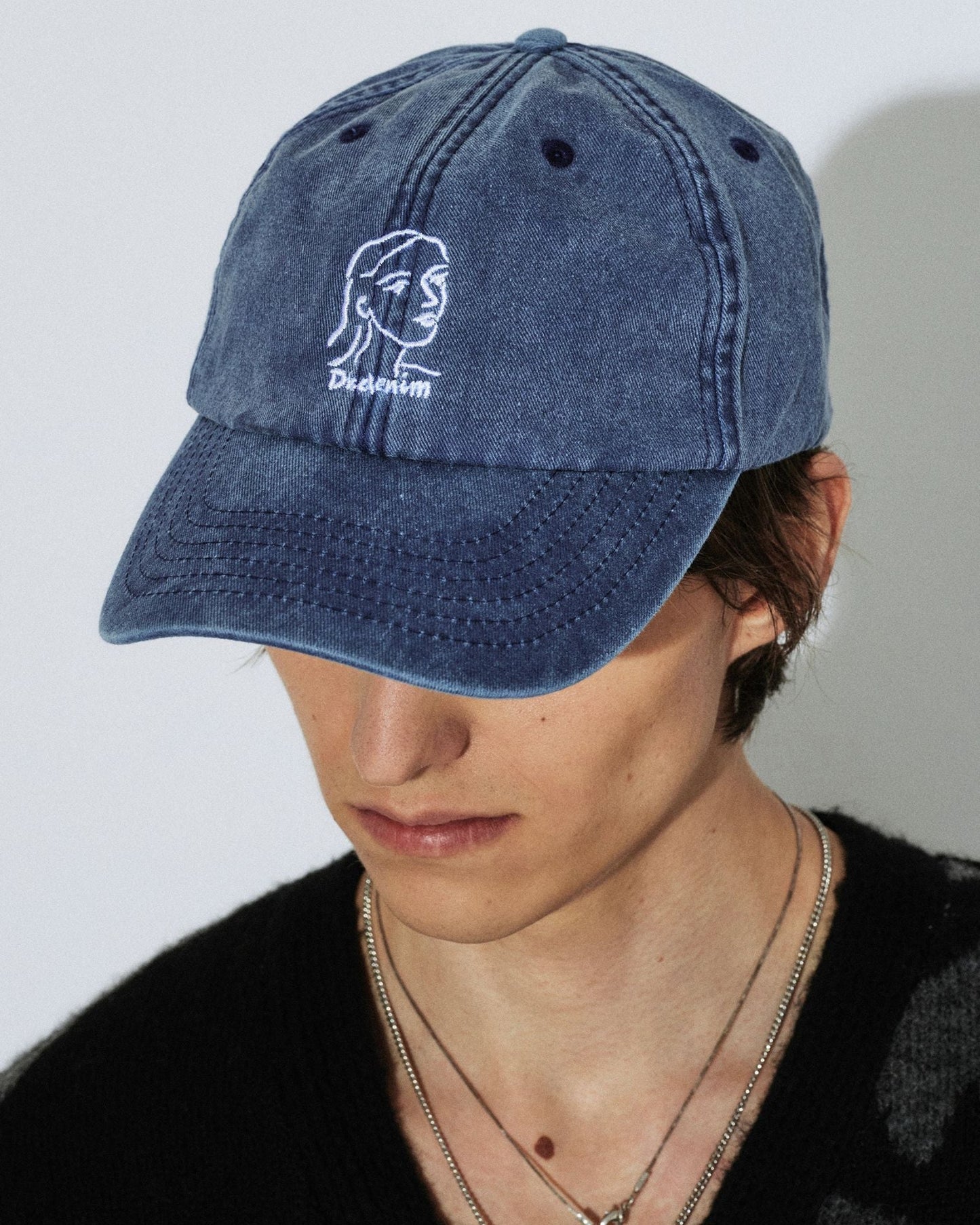 Noa Cap - Washed Navy Draw