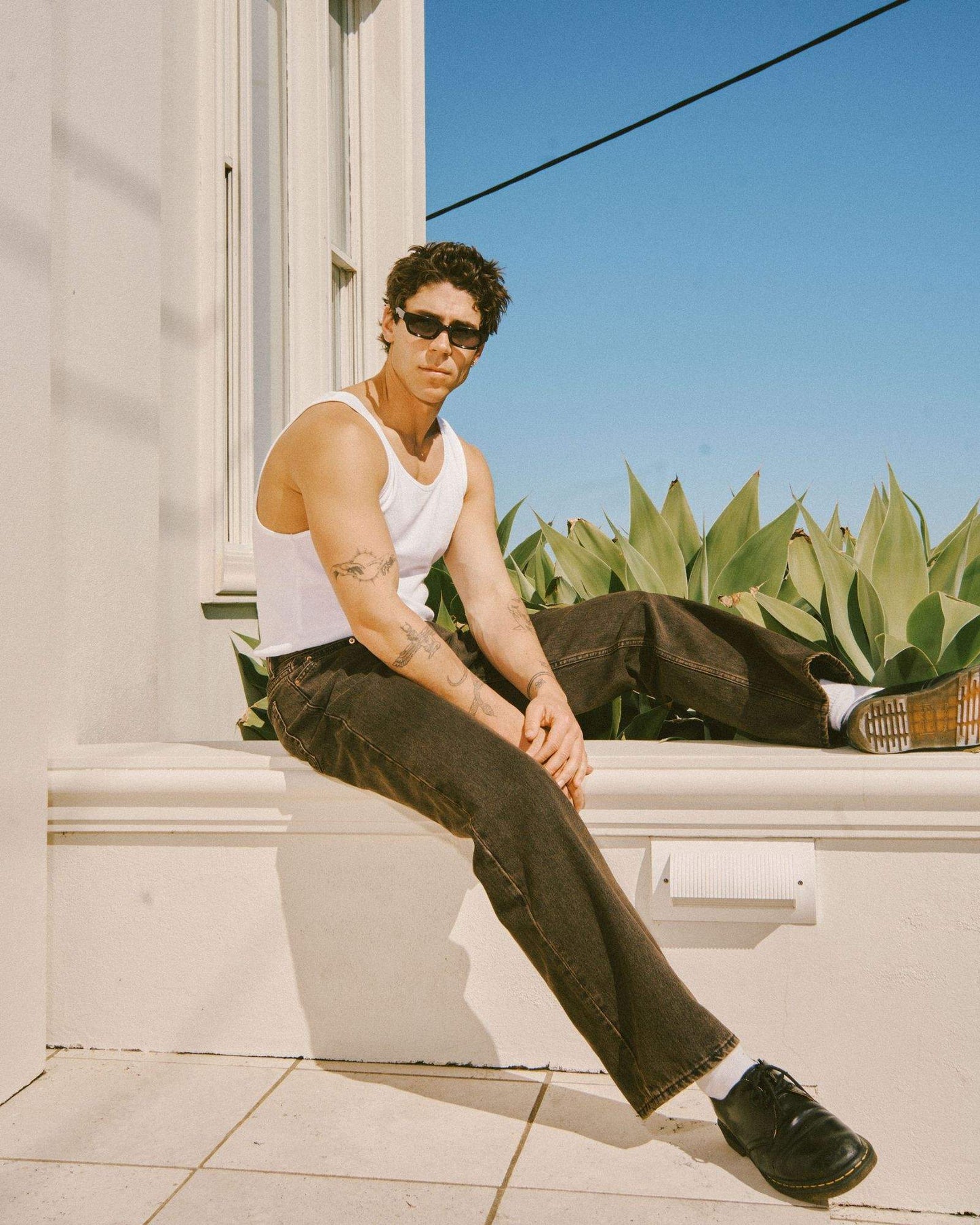 Omar Relaxed Jeans - Jet Brown