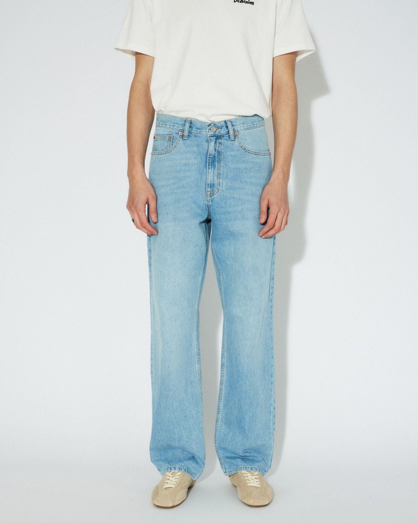Omar Relaxed Jeans - Haze Light Used