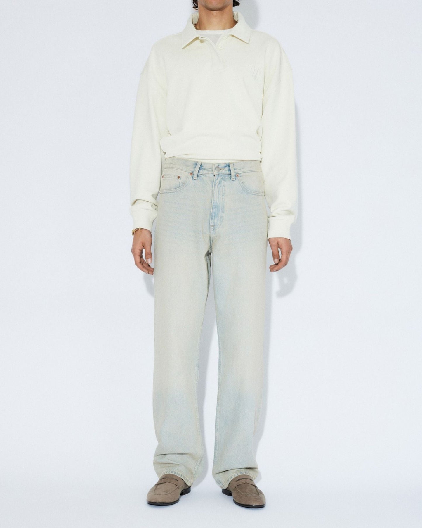 Omar Relaxed Jeans - Stream Light Sand
