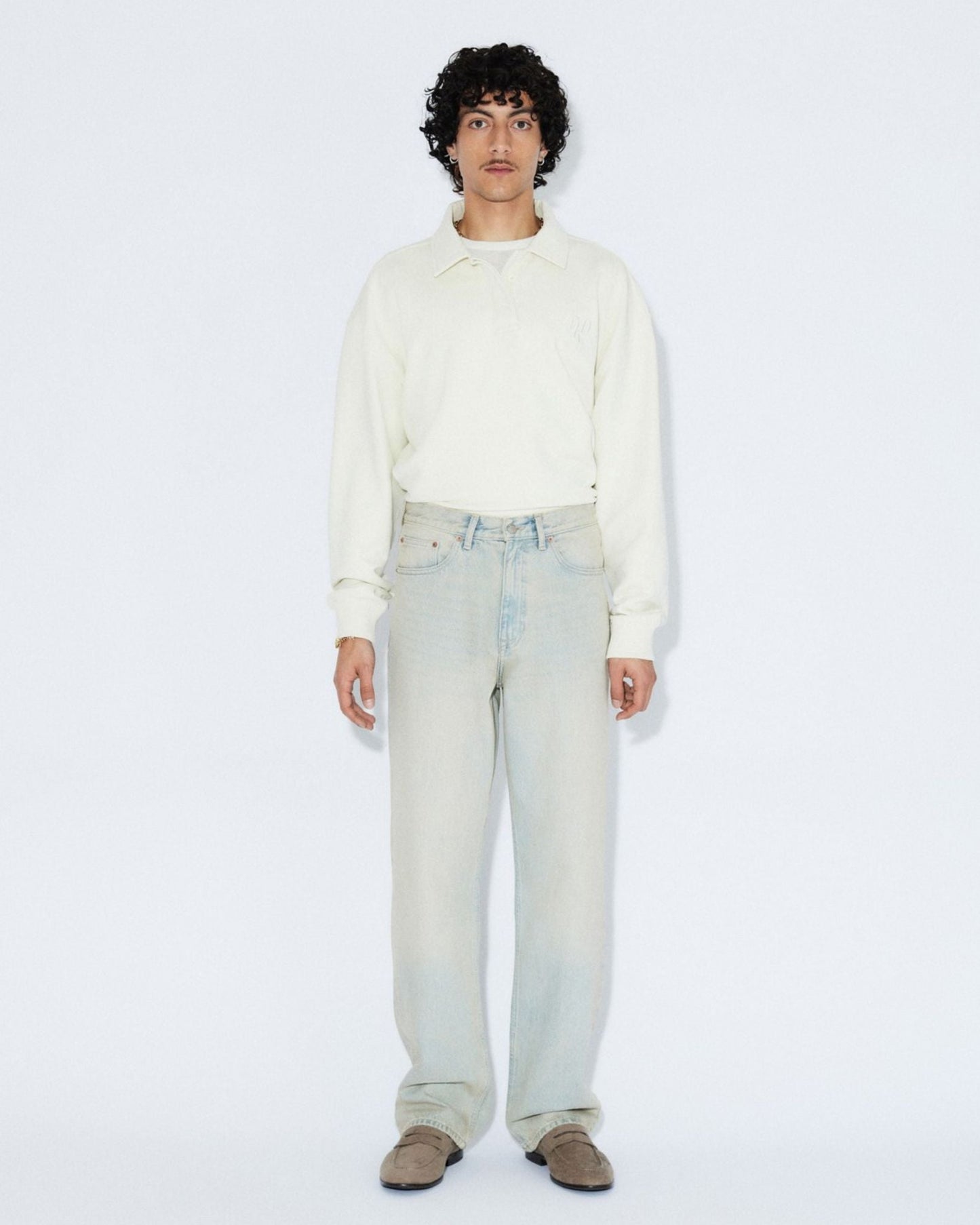 Omar Relaxed Jeans - Stream Light Sand