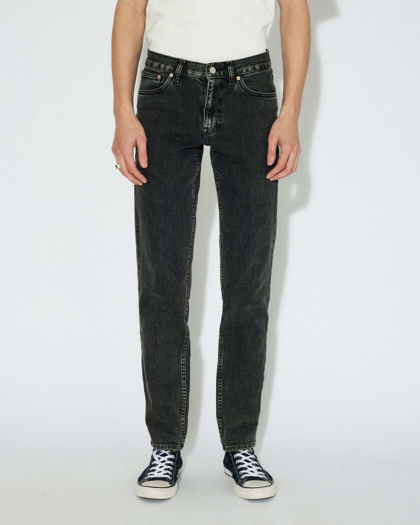 Pype Slim Jeans - Tar Aged Black