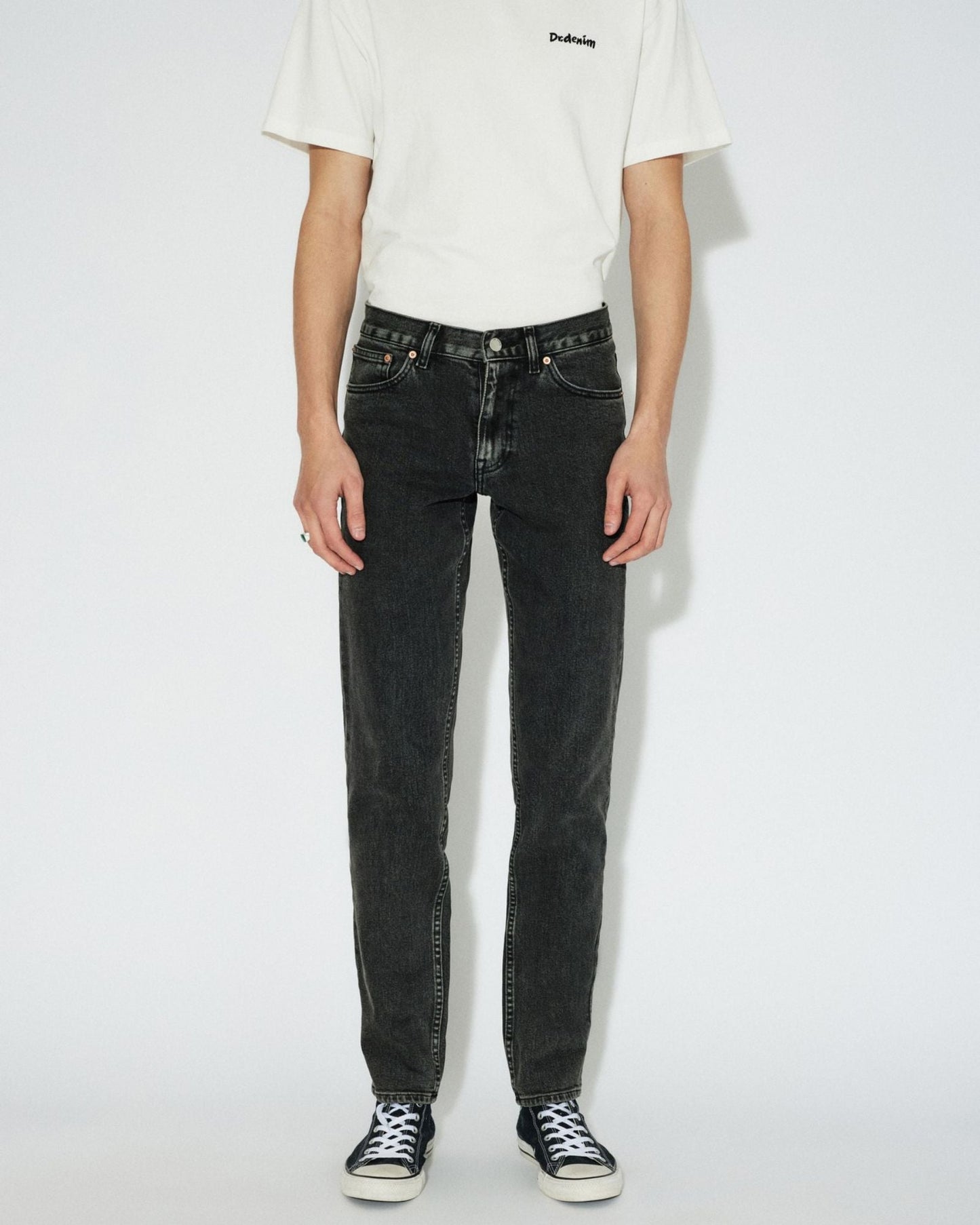 Pype Slim Jeans - Tar Aged Black