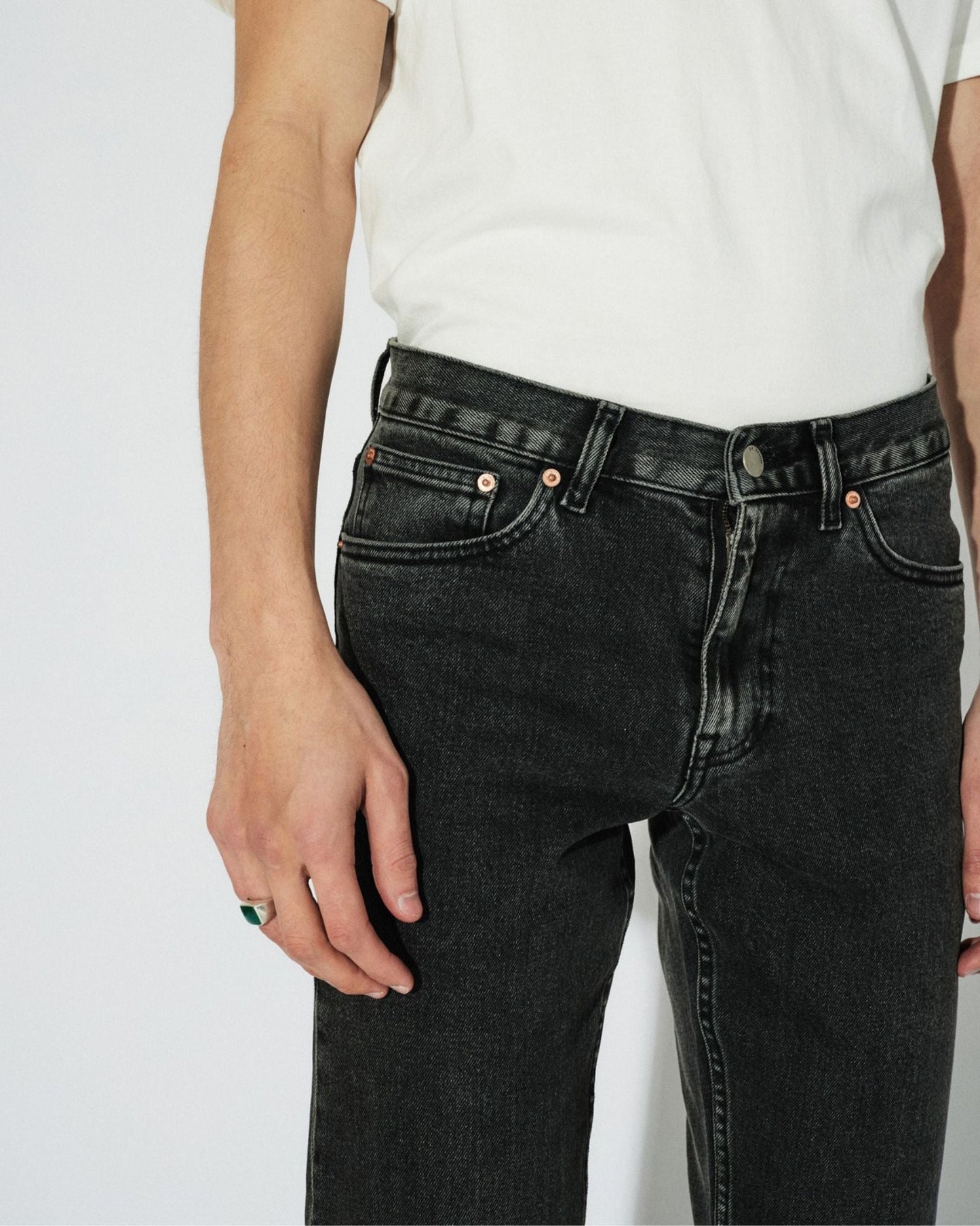 Pype Slim Jeans - Tar Aged Black