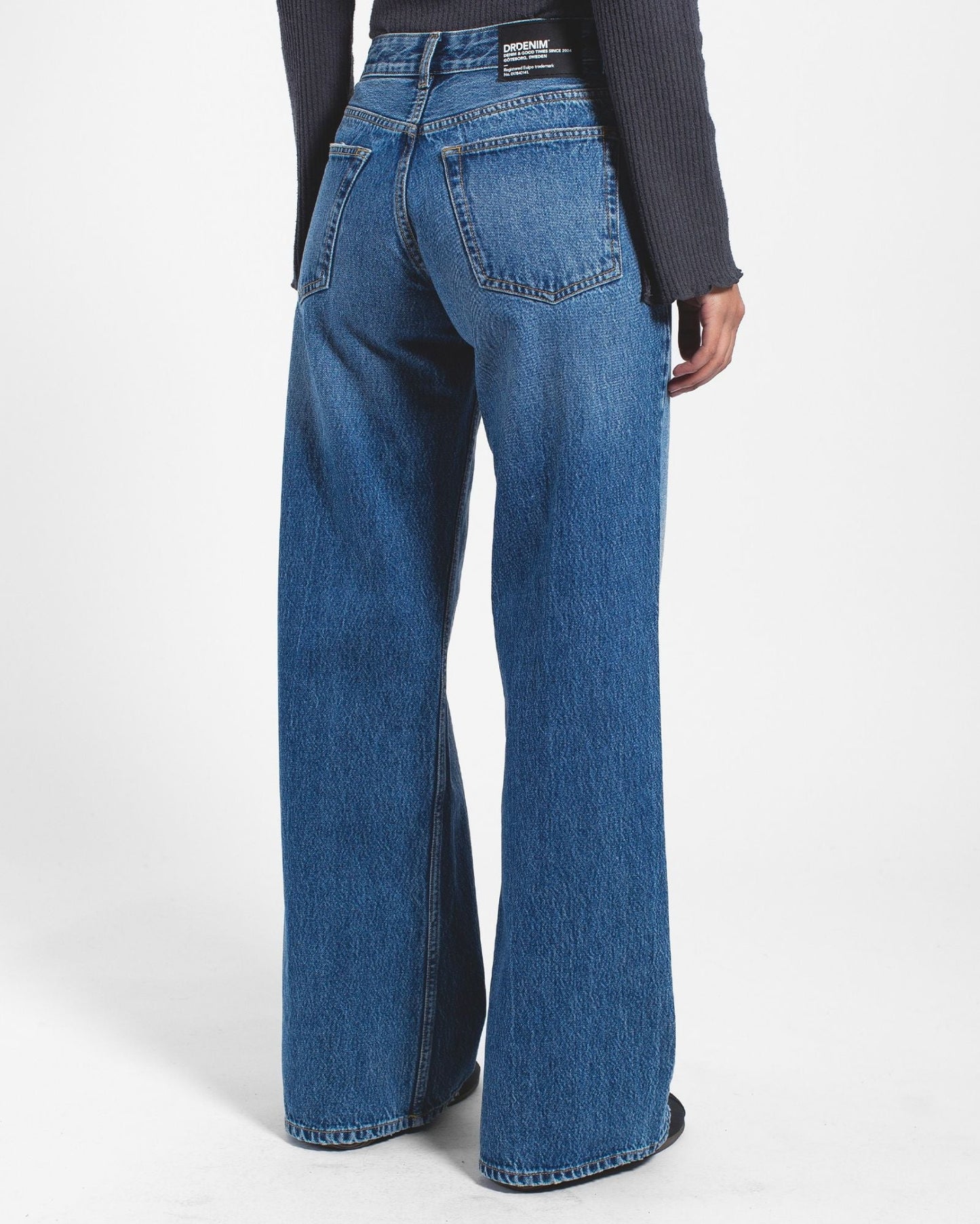 Rhue Low Wide Jeans TALL - Stream Mid Used