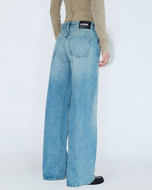 Rhue Low Wide Jeans TALL - Drift Sky Used