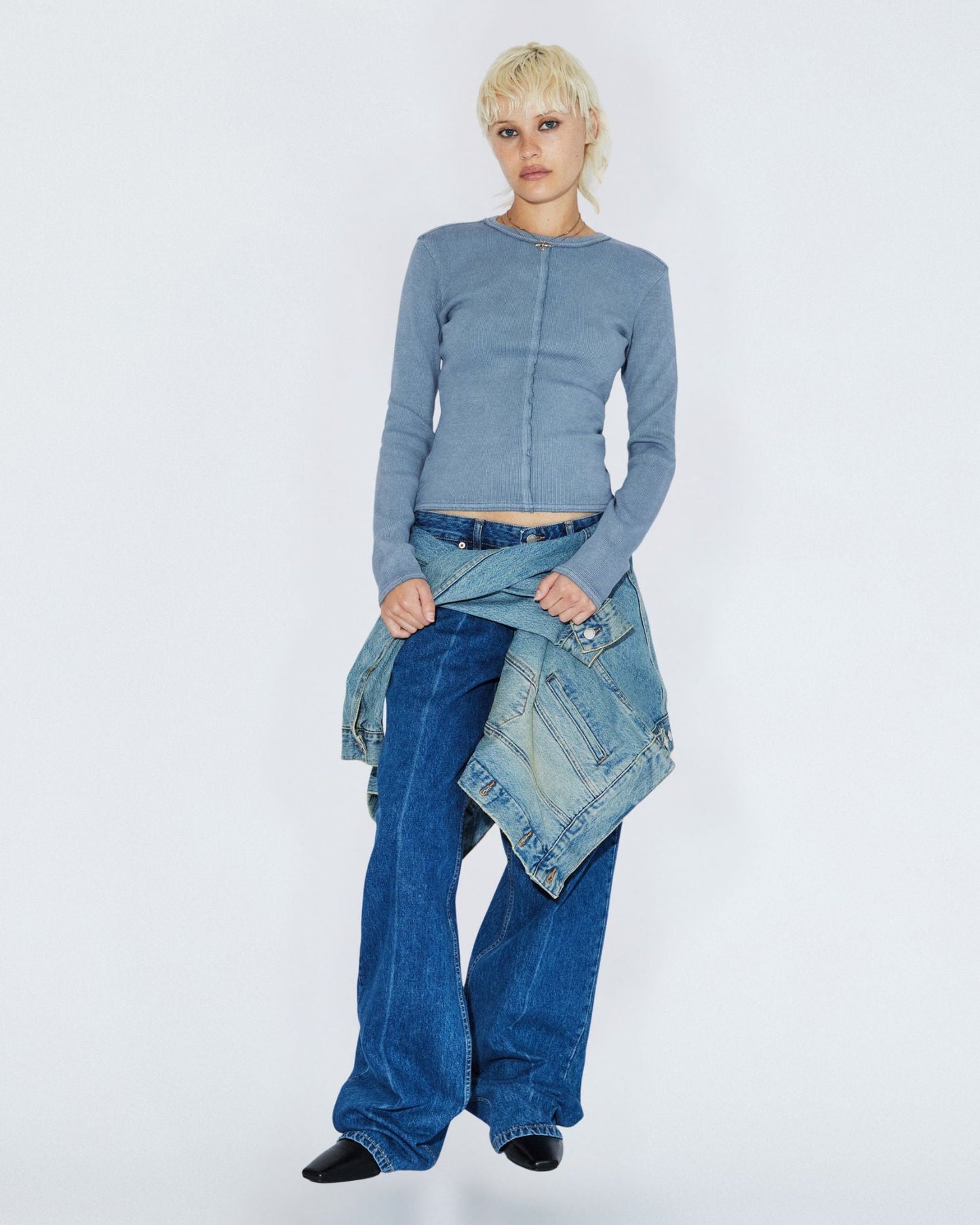 Stella Rib - Washed Blue