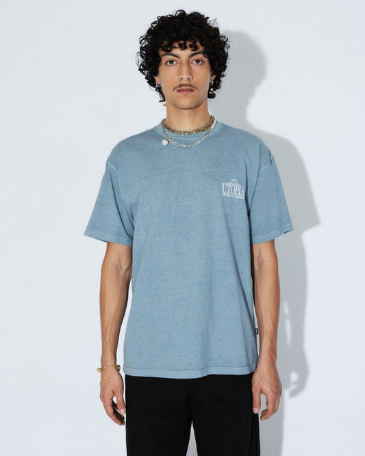 Trooper Tee - Washed Blue Utopia