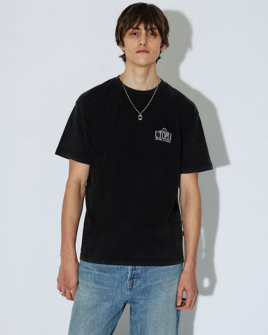 Trooper Tee - Washed Black Utopia