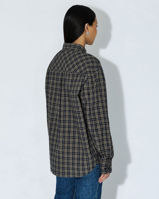 Wes Shirt - Black Summer Check