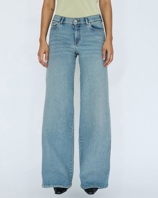Zila Mid Wide Jeans - Cape Light Vintage