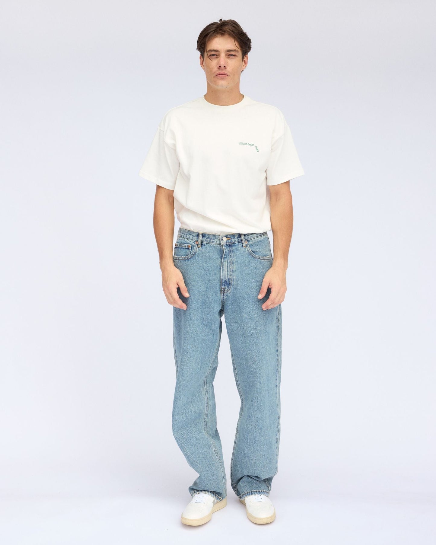 Omar Relaxed Jeans - Canyon Sky Retro