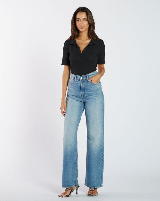 Echo High Straight Jeans TALL - Bay Sky Fade